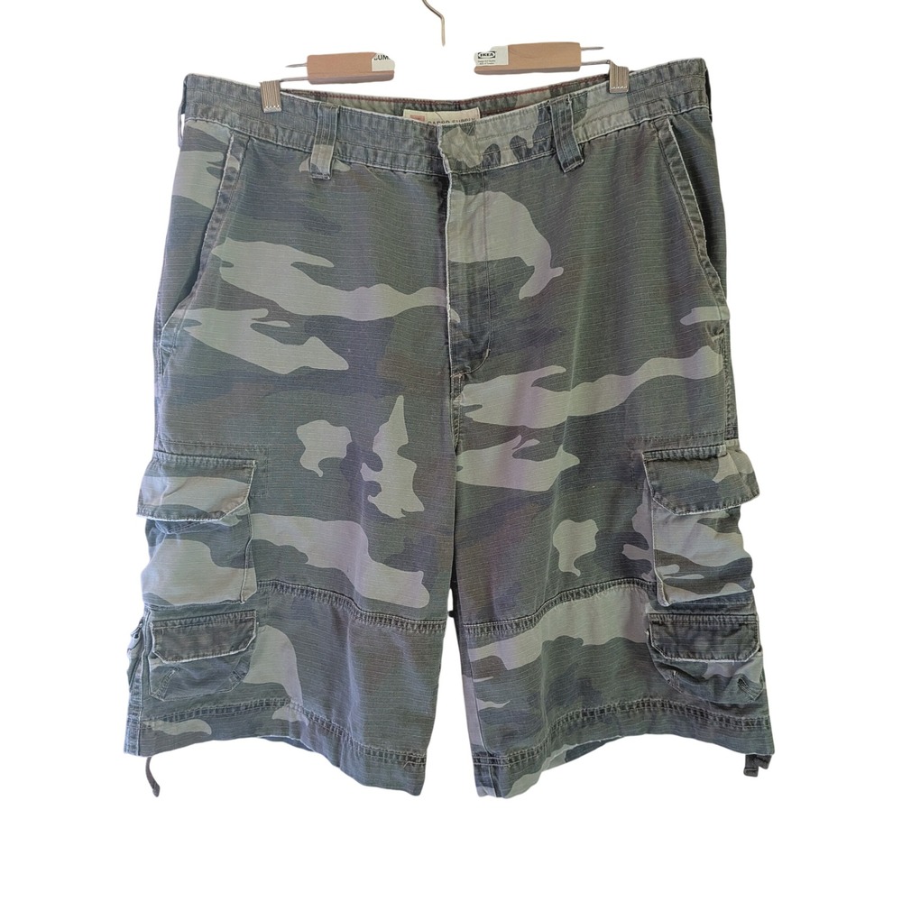 Camo Shorts Men 36 Military Gorpcore Utilitarian Rugged Tactical Grunge Outdoor